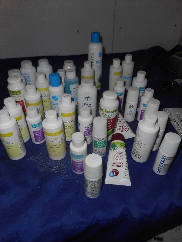 SHAMPOOS , LOTION , POWDERS