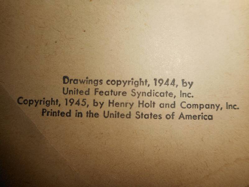 VINTAGE BIL MAULDIN BOOK