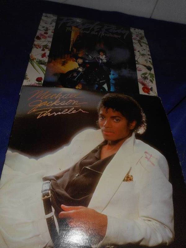 PRINCE RECORD AND 1 MICHEAL JACKSON RECORDS