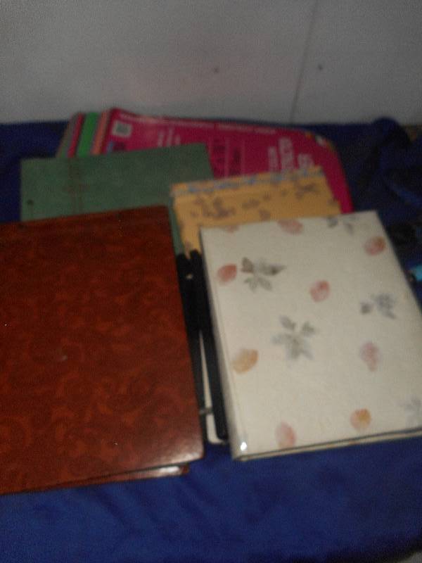 SKETCHING AND SCRAP BOOKING ITEMS