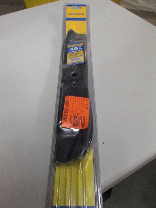 lot 30 image: new cub cadet 46 blade set 3 pack ...