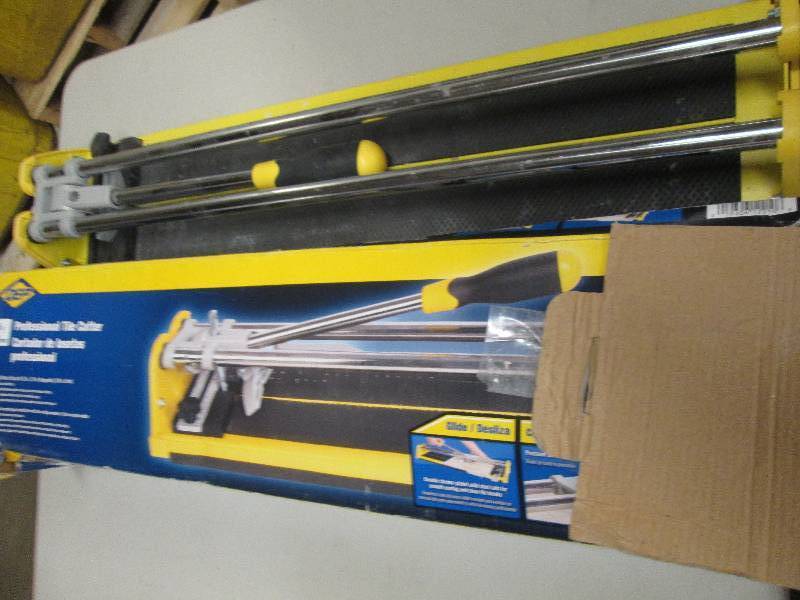 lot 50 image: 21 professional tile cutter  open ...