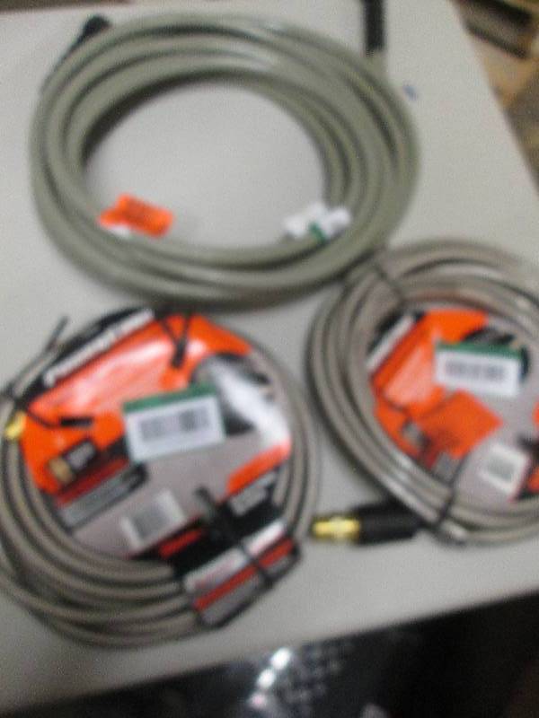 lot 65 image: 3 preassure washer hoses open box ...