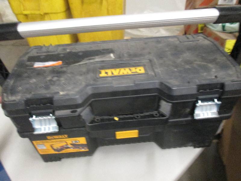 lot 70 image: dewalt tote and power tool case ...