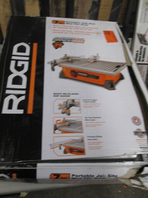 lot 79 image: rigid 7 inch portable job site wet ...