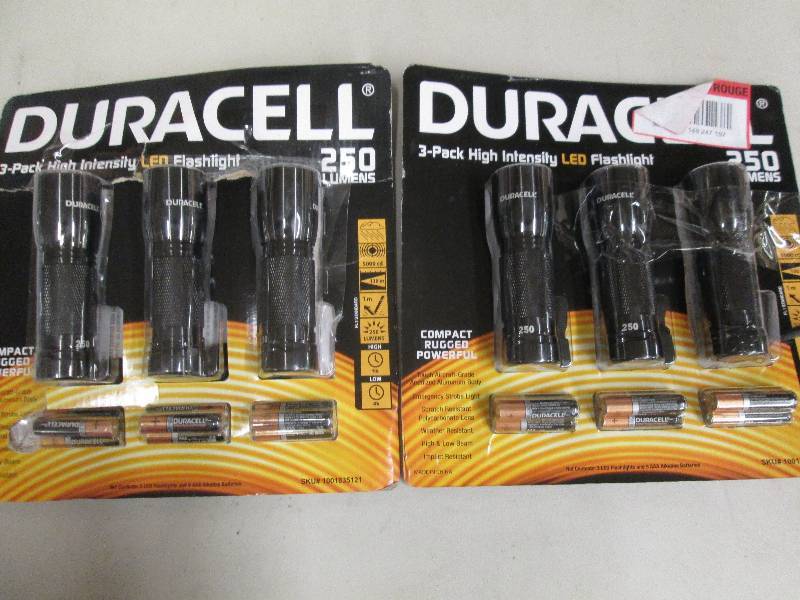 lot 110 image: 2 -3 packs of duracell high intensi...
