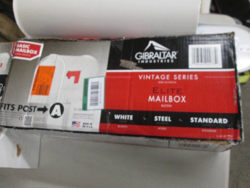 lot 135 image: 1 classic mail box white ...