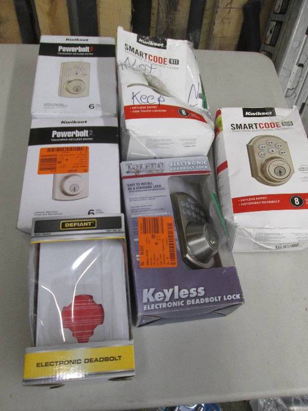lot 140 image: lot of key 6 touchpad keyless entry...