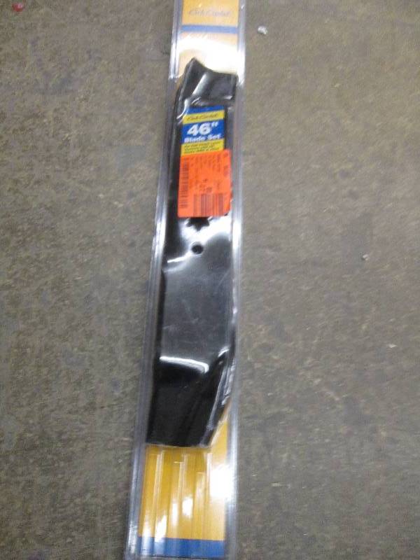 lot 167 image: new cub cadet 46 blade set 3 pack ...