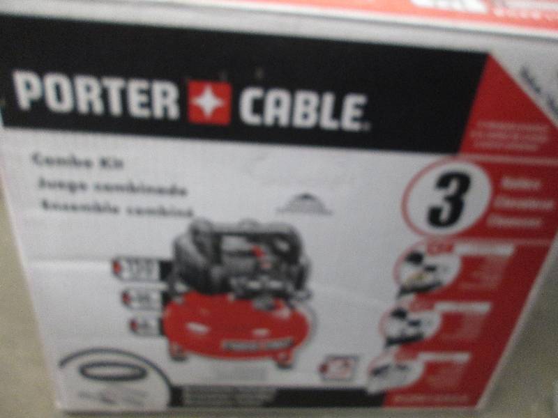 lot 181 image: porter cable combo kit 3 nailers, 1...