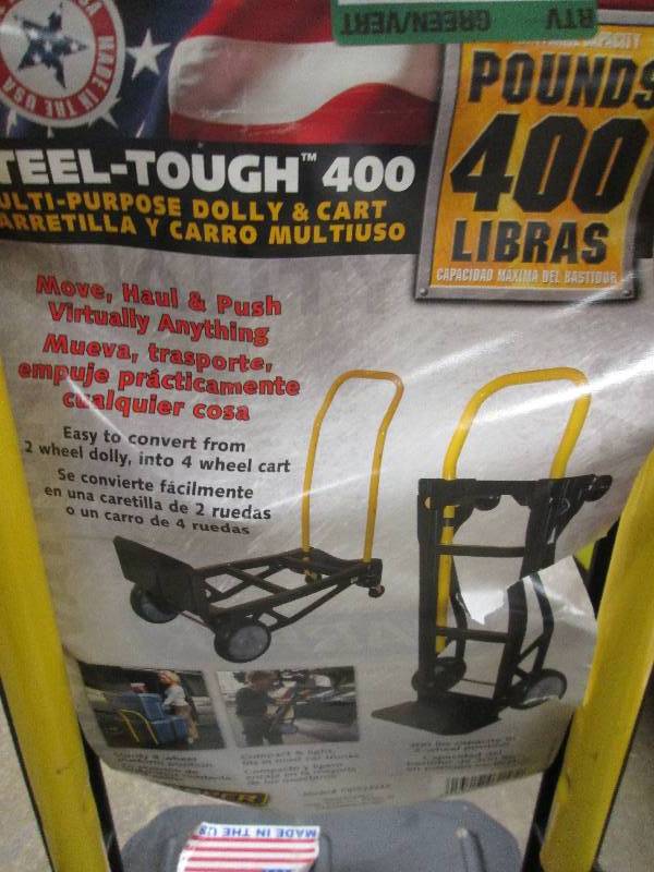 lot 216 image: harper steel tough 400 2- way dolly...