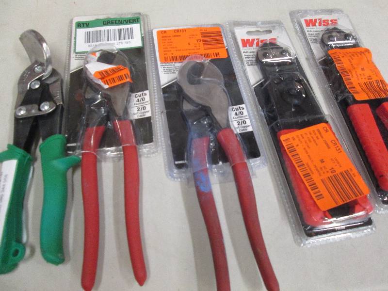lot 249 image: lot of 5 snips open box ...