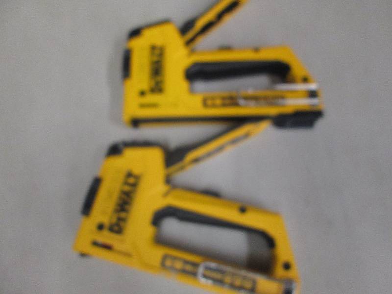 lot 255 image: 2 dewalt multi tackers open box   b...