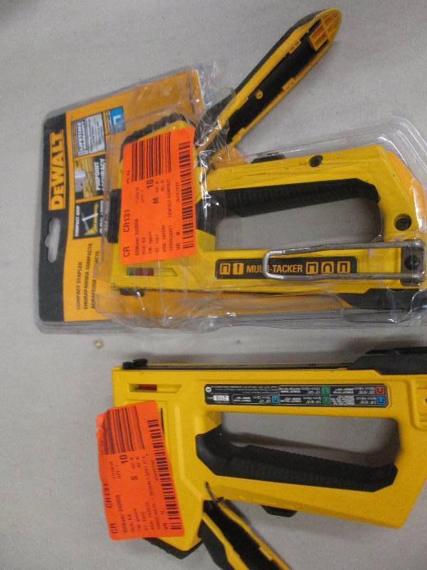 lot 256 image: 2 dewalt multi tackers open box   b...