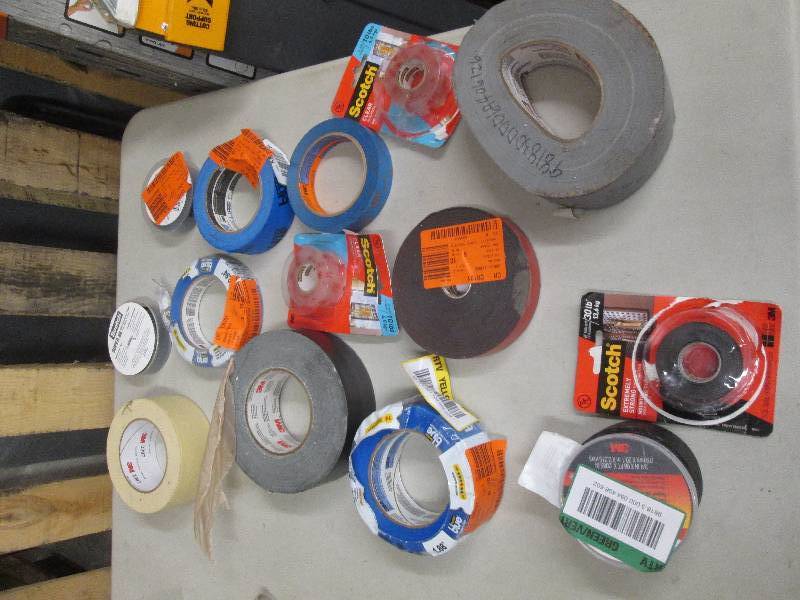 lot 276 image: lot of tape , ...