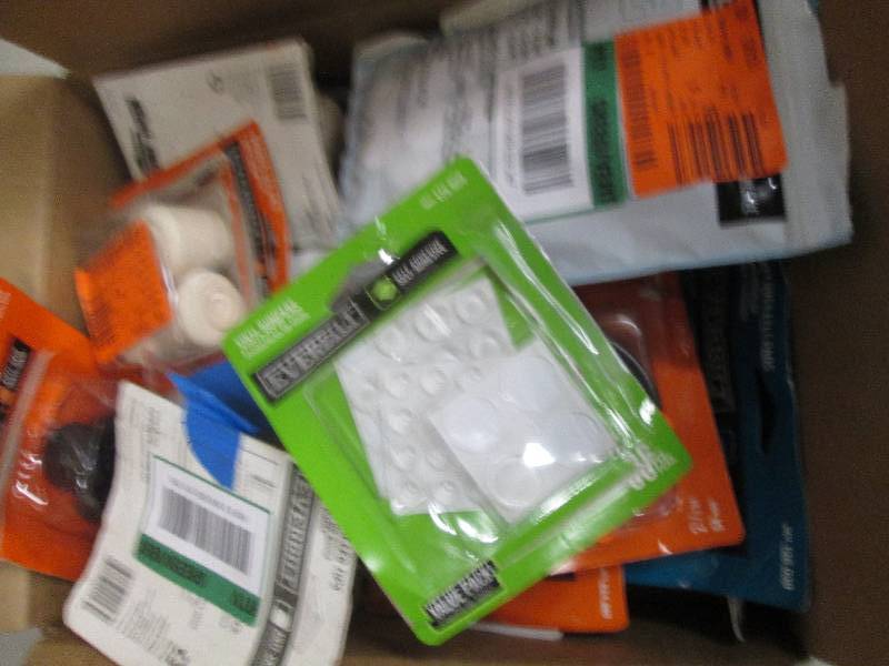 lot 309 image: box of felt pads, leg tips , vinyl ...
