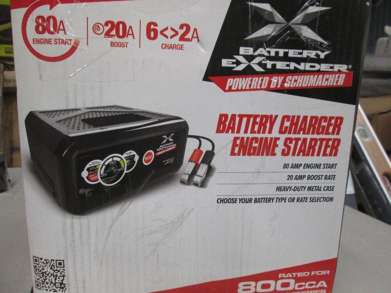 lot 313 image: battery extender battery charger an...