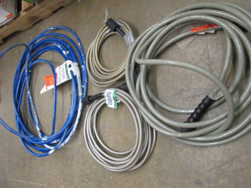 lot 315 image: 3 preassure washer lines and a blue...