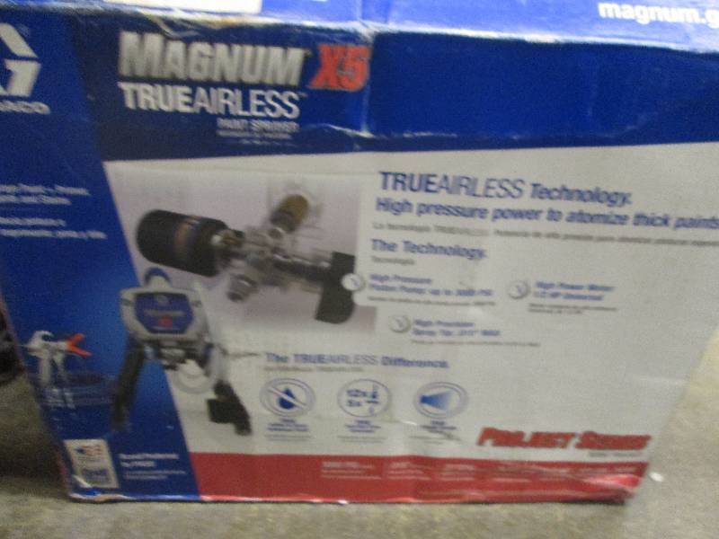 lot 328 image: magnum x5 true airless paint spraye...