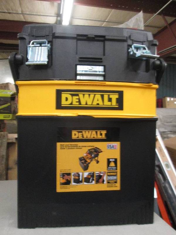 lot 337 image: dewalt multi level workshop some of...