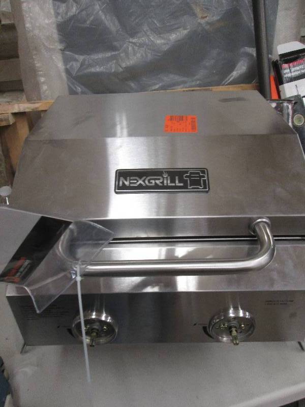 lot 363 image: nexgrill 2-burner portable tabletop...