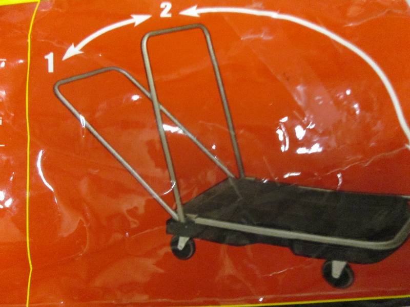 lot 366 image: 3 home and office carts 1 has wheel...