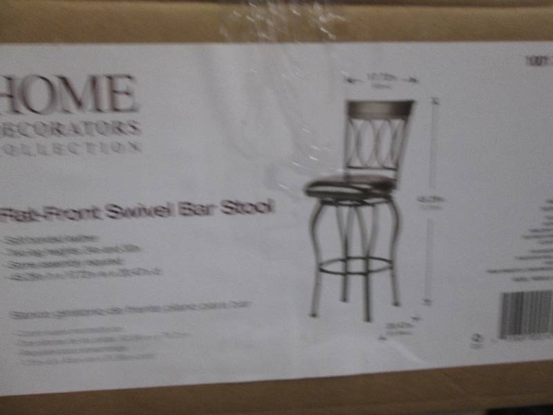 lot 384 image: home decorators flat front swivel b...
