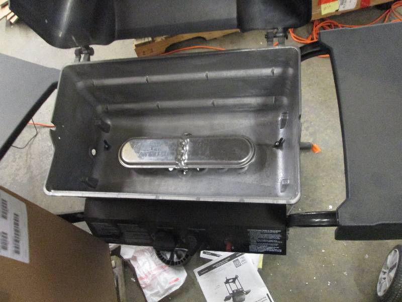 lot 397 image: huntington 2 burner grill wheel is ...