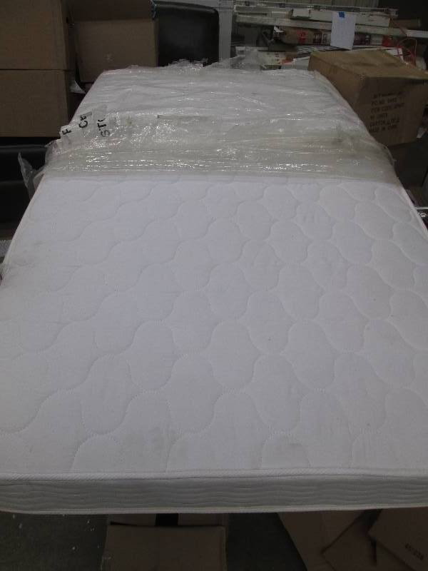 lot 414 image: new twin size mattress dirty from m...