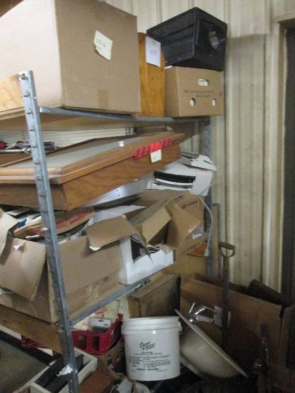 lot 422 image: big lot of misc everything on shelv...