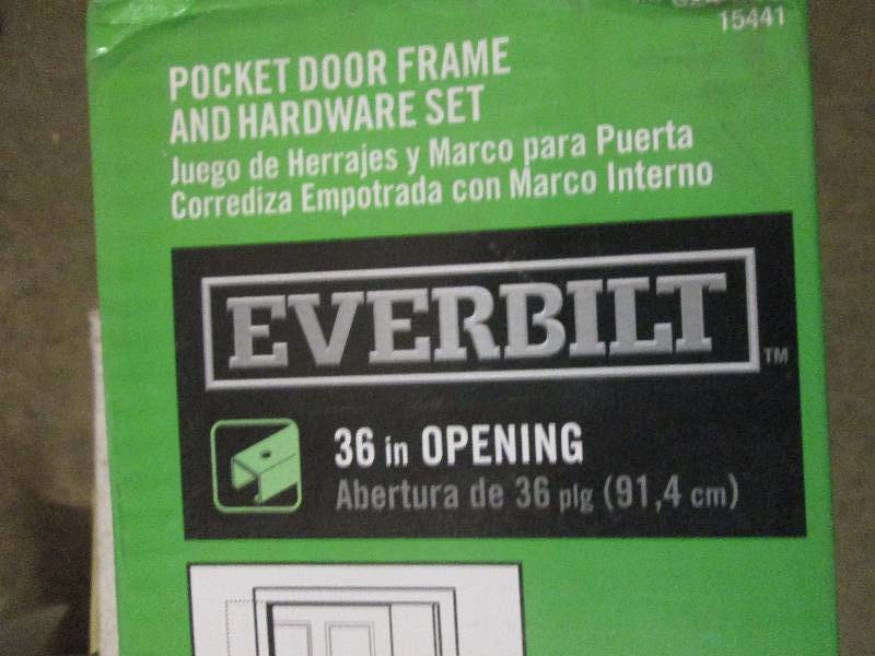 lot 426 image: everbuilt 36 pocket door frame and...