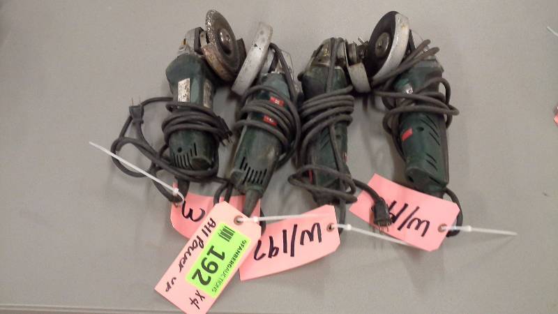 lot 192 image: (4) Grinders