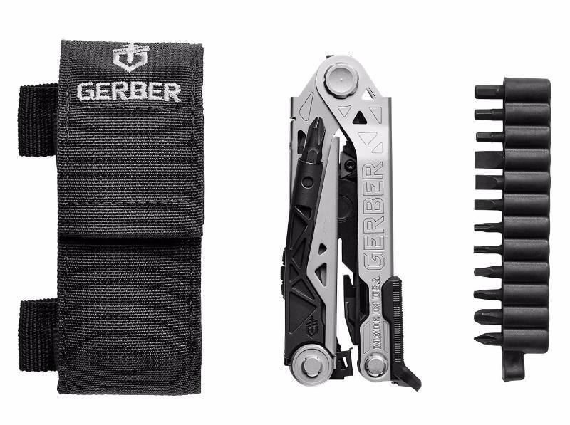 lot 16A image: Gerber Center-Drive Multi-Tool with Sheath and Bit set New $132.00