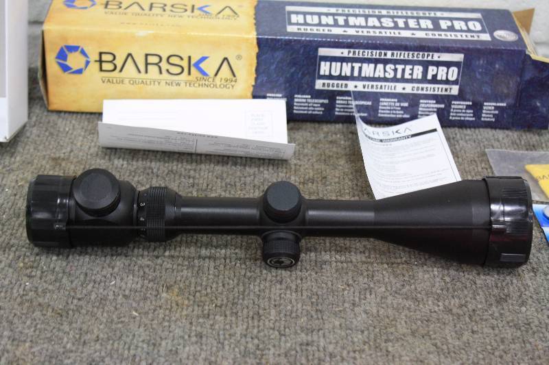 lot 5A image: BARSKA 3-12x50 IR Huntmaster Pro 3030 IR Cross Riflescope