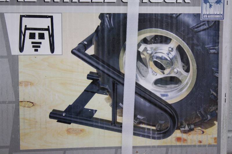lot 23A image: ATV Universal Wheel Chocks Set of 4  New