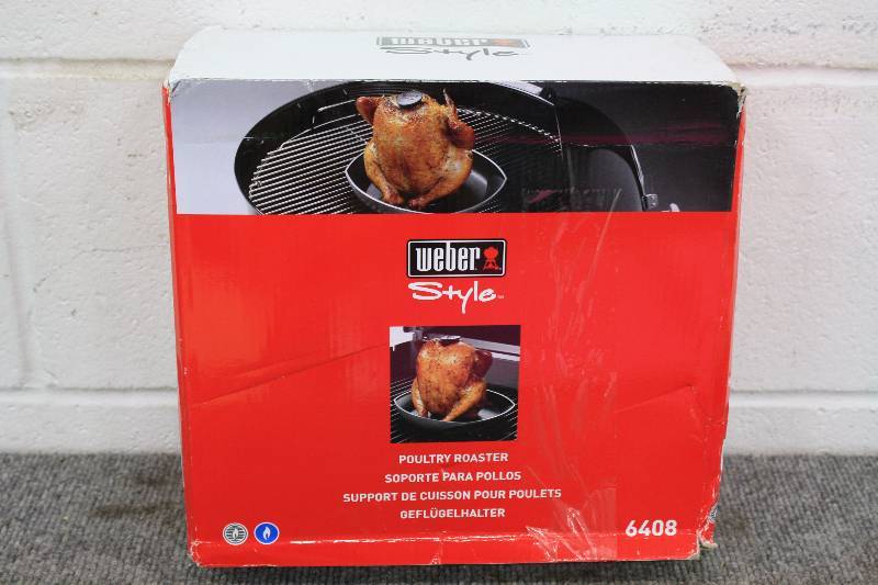 lot 22 image: Weber Poultry Roaster  New