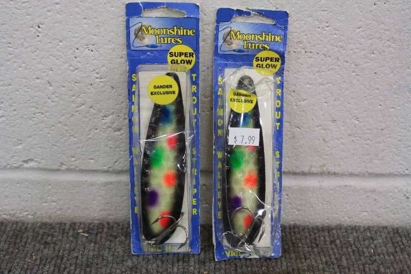 lot 48 image: Moonshine Fishing Lures - Large Hooks - New 2qty