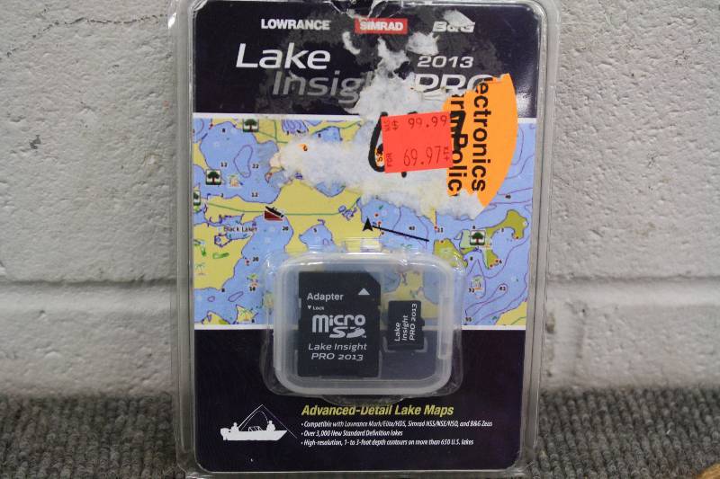 lot 65 image: Lake Insight Pro 2013 Lake CardInfo