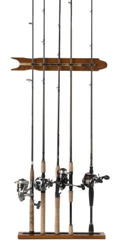 lot 63A image: Fishing Rod Wall Rack & Holder