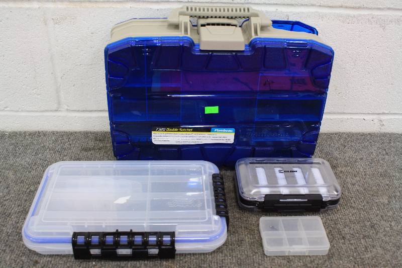 lot 100 image: Tackle Box Lot Salvaged