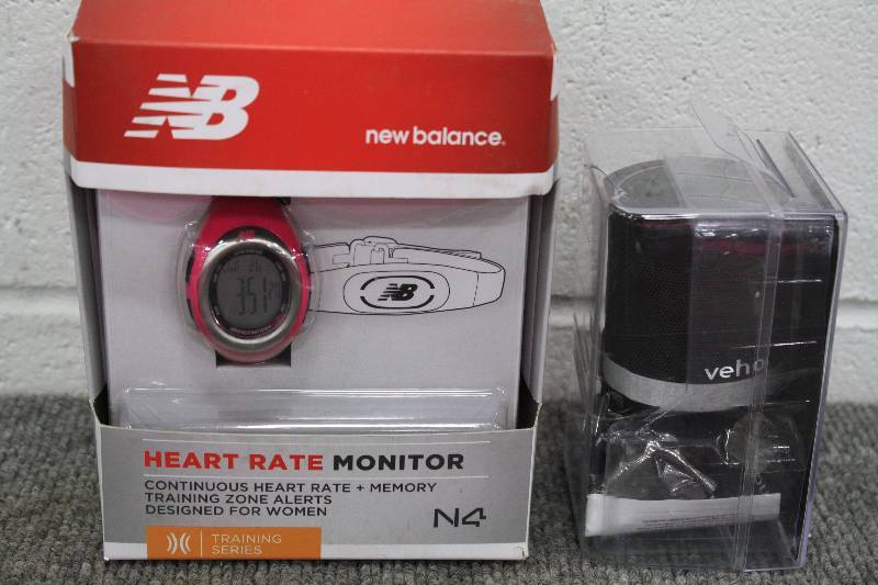 lot 102A image: Heart Rate Monitor & Portable Blue Tooth Speaker