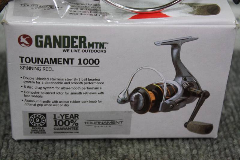 Gander Mtn. Tournament 1000 Spinning Reel, Sportsman & Outdoor Auction:  Hunting, Fishing, Camping and More!!