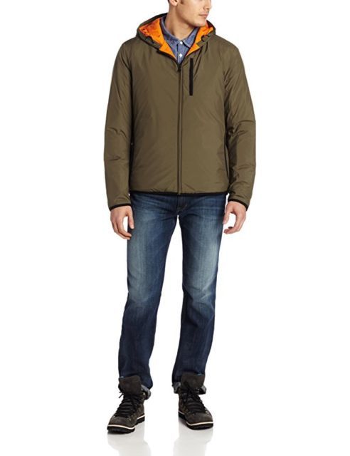 lot 30A image: Swiss Victorinox Hooded Jacket  Mens Medium - NEW $295.00