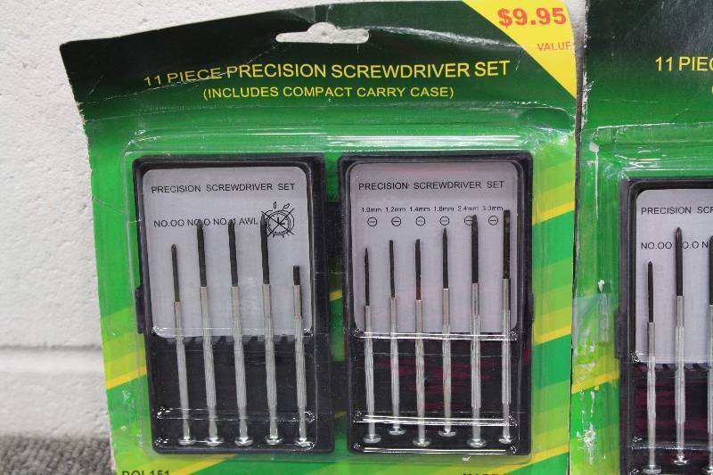 lot 107 image: 11pc Sets of Precision Screwdriver Sets