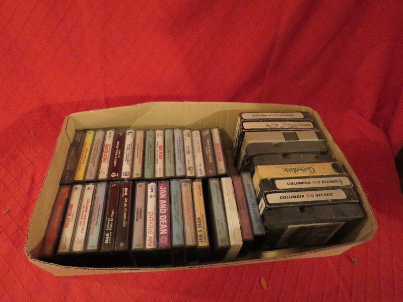lot 53 image: Cassettes and 8 Tracks