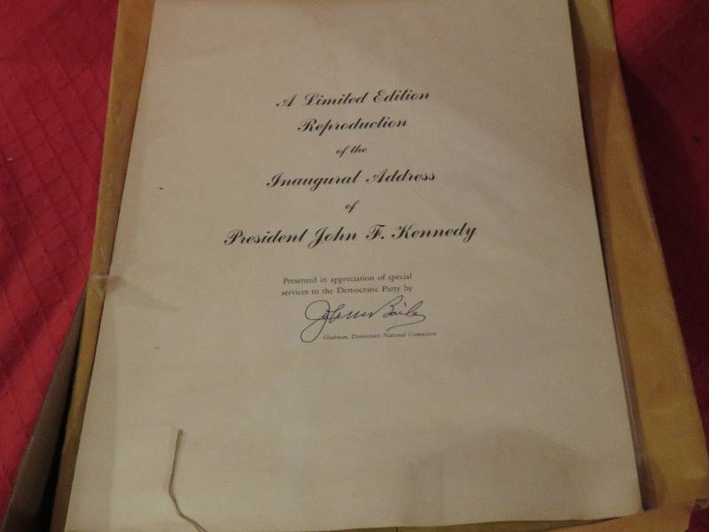 lot 96 image: John F. Kennedy Collectibles