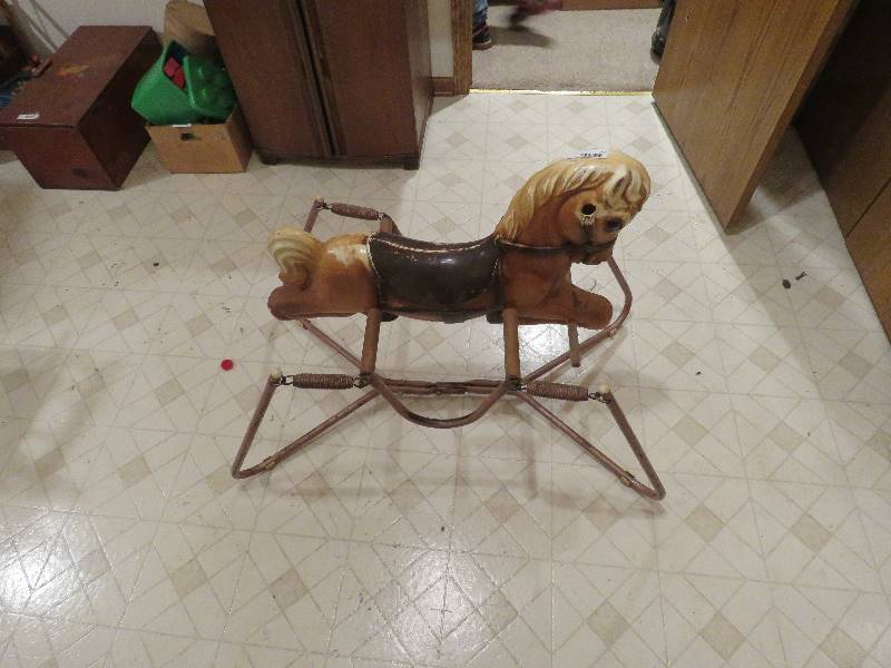 lot 547 image: Antique Rocking Horse