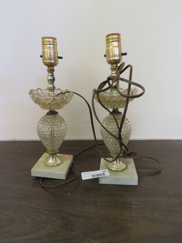 lot 701 image: Vintage Lamp Set