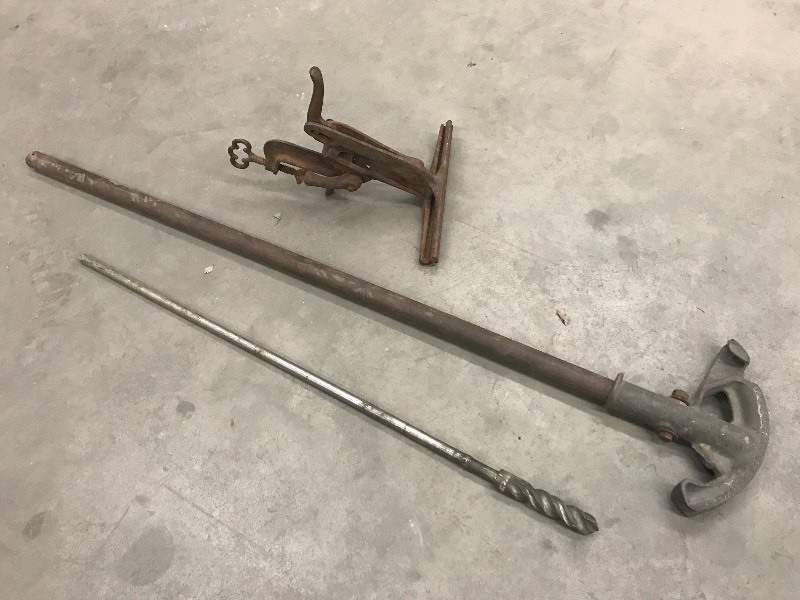 lot 58 image: Lot Of Conduit Bender, Drill Bit, ...