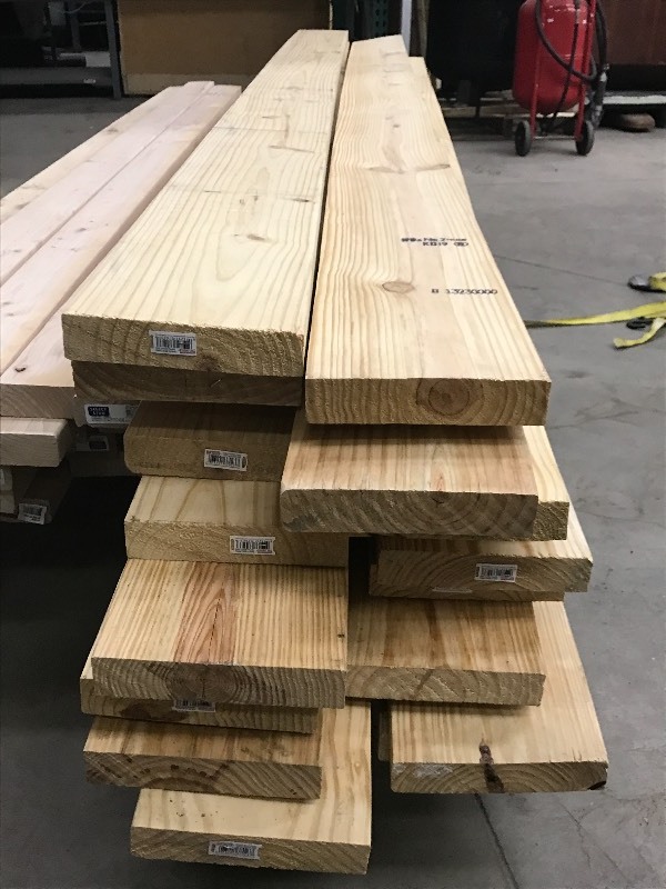 lot 62 image: (18) 2x8x10 Boards, Unused, Some...